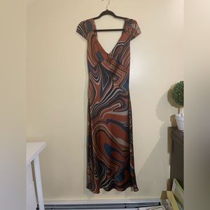 Women’s Neutral Zara Maxi/Midi Dress
